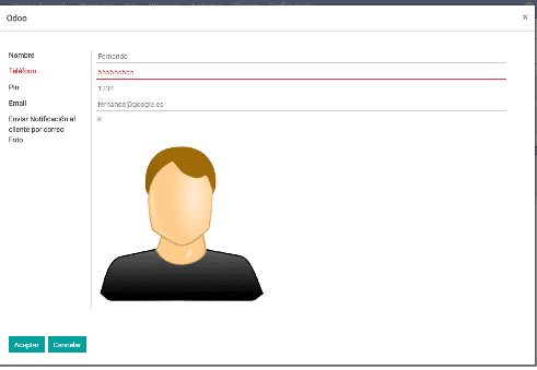 Odoo • Imagen y texto