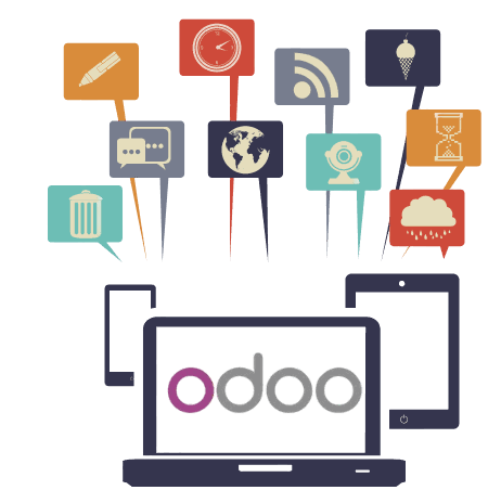 Odoo • Texto e imagen